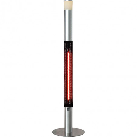Lampa grzewcza z oświetleniem LED, H 1800 mm, P 1.5 kW
