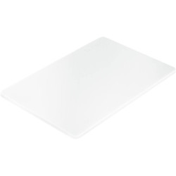 Deska do krojenia, biała, HACCP, 450x300 mm