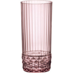 Szklanka wysoka, lilac rose, America' 20 s, V 490 ml