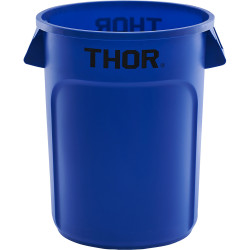 Pojemnik uniwersalny na odpadki, Thor, niebieski, V 120 l