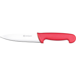 Nóż uniwersalny, HACCP, czerwony, L 150 mm