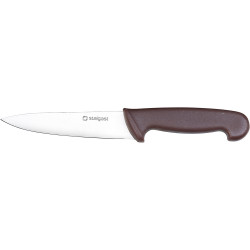 Nóż uniwersalny, HACCP, brązowy, L 150 mm